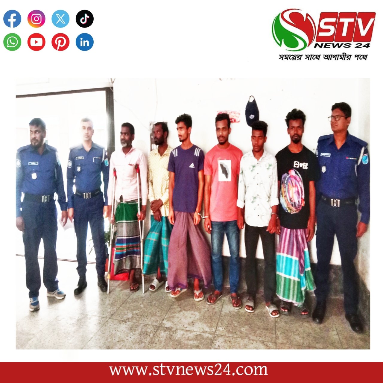 মধুখালীতে মাদক কারবারি ও ছাগল চোরসহ ৭ জন আটক,২ জনের কারাদণ্ডমোঃ রাকিবুল ইসলাম মিঠু,মধুখালী প্রতিনিধি,ফরিদপুর।

ফরিদপুরের মধুখালীতে মাদক বিক্রি, চুরি ও মোটরসাইকেল চোর চক্রের বিরুদ্ধে অভিযান চালিয়ে নারী মাদক বিক্রেতাসহ মোট সাতজনকে আটক করেছে মধুখালী থানা পুলিশ। তাদের মধ্যে ভ্রাম্যমাণ আদালতের মাধ্যমে দুইজনকে কারাদণ্ড দেওয়া হয়েছে এবং বাকি আসামিদের আদালতে প্রেরণ করা হয়েছে।

গত ৪ ফেব্রুয়ারি বুধবার গভীর রাতে মধুখালী পৌরসভার গাড়াখোলা এলাকায় ভ্রাম্যমাণ আদালত পরিচালনা করে মাদক বিক্রির সময় হাতেনাতে আটক করে  গাড়াখোলা খোকন সরকারের মেয়ে পুষ্প রানী রায় (৫৫) কে ভ্রাম্যমাণ আদালতের মাধ্যমে দুই মাসের বিনাশ্রম কারাদণ্ড দেওয়া হয়।

এ সময় মাদক ক্রয়ের অভিযোগে পৌরসভার বনমালীদিয়া গ্রামের সৈয়দ আতাহারের ছেলে লিয়াকত হোসেন (৬৩) কে আটক করে ভ্রাম্যমাণ আদালতের মাধ্যামে তাকেও এক মাসের কারাদণ্ড প্রদান করা হয়। ভ্রাম্যমাণ আদালত পরিচালনা করেন মধুখালী উপজেলা নির্বাহী ম্যাজিস্ট্রেট ও সহকারী কমিশনার (ভূমি) মোঃ এরফানুর রহমান।

এদিকে একই দিন রাত ৯টার দিকে অভিযান চালিয়ে পৌরসভার গোনদারদিয়া গ্রামের মোসলেম মল্লিকের ছেলে ইমদাদুল মল্লিককে তার মুদির দোকান থেকে ১০০ পুরিয়া গাঁজাসহ আটক করা হয়।

ঐ রাতেই পৃথক অভিযানে একটি মোটরসাইকেল চোর চক্রের একজন সদস্য এবং সক্রিয় ছাগল চোর চক্রের আরও তিনজনকে আটক করে পুলিশ।
আটককৃতদের সবাইকে বৃহস্পতিবার (৫ ফেব্রুয়ারি) দুপুর ২টায় ফরিদপুরের বিজ্ঞ আদালতে প্রেরণ করা হয়েছে।

এ ঘটনার বিষয় মধুখালী থানার অফিসার ইনচার্জ (ওসি) ফকির মোঃ তাইজুর রহমান বলেন,মাদক, চুরি ও অপরাধ দমনে পুলিশের নিয়মিত অভিযান চলছে। মধুখালী উপজেলাকে অপরাধমুক্ত রাখতে এ ধরনের অভিযান ভবিষ্যতেও আরও জোরদার করা হবে। ওসি আরো বলেন মাদক নির্মূল্য ও অপরাধ দমনে পুলিশকে সহযোগিতা করার জন্য মধুখালীর সকল স্তরের মানুষের সহযোগিতা চায়। এছাড়াও তিনি আরো বলেন,কোনো মাদক কারবারি বা অপরাধীকে ছাড় দেওয়া হবে না। জনগণের সহযোগিতা পেলে অপরাধ দমন করা আরও সহজ হবে। তাই কেউ কোথাও মাদক বা অপরাধমূলক কর্মকাণ্ডের তথ্য পেলে দ্রুত পুলিশকে জানাতে অনুরোধ করছি।